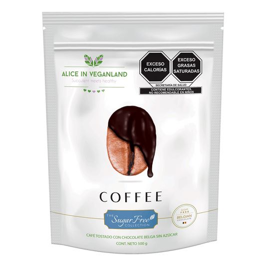 Café con chocolate sin azúcar. Bolsa con 500 gramos.