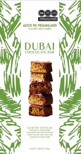 Barra de chocolate DUBAI sin azùcar chico