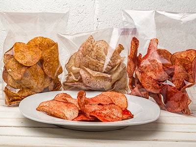 TARO CHIPS. Bolsa con 80 gramos